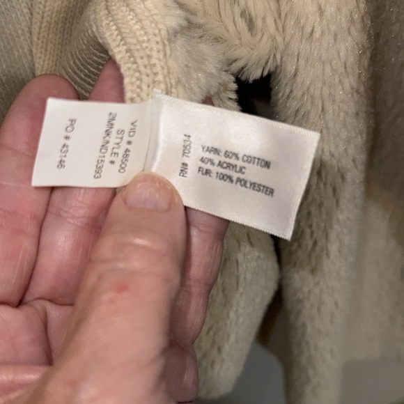 Orvis | Waterfall Faux-Fur & Suede Cardigan - XL. M - Picture 5 of 5